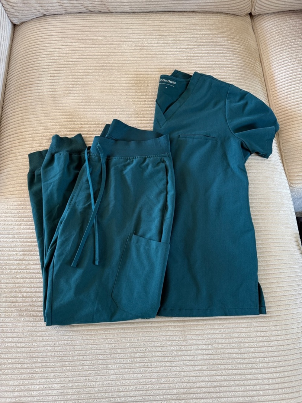 Teal top and joggers